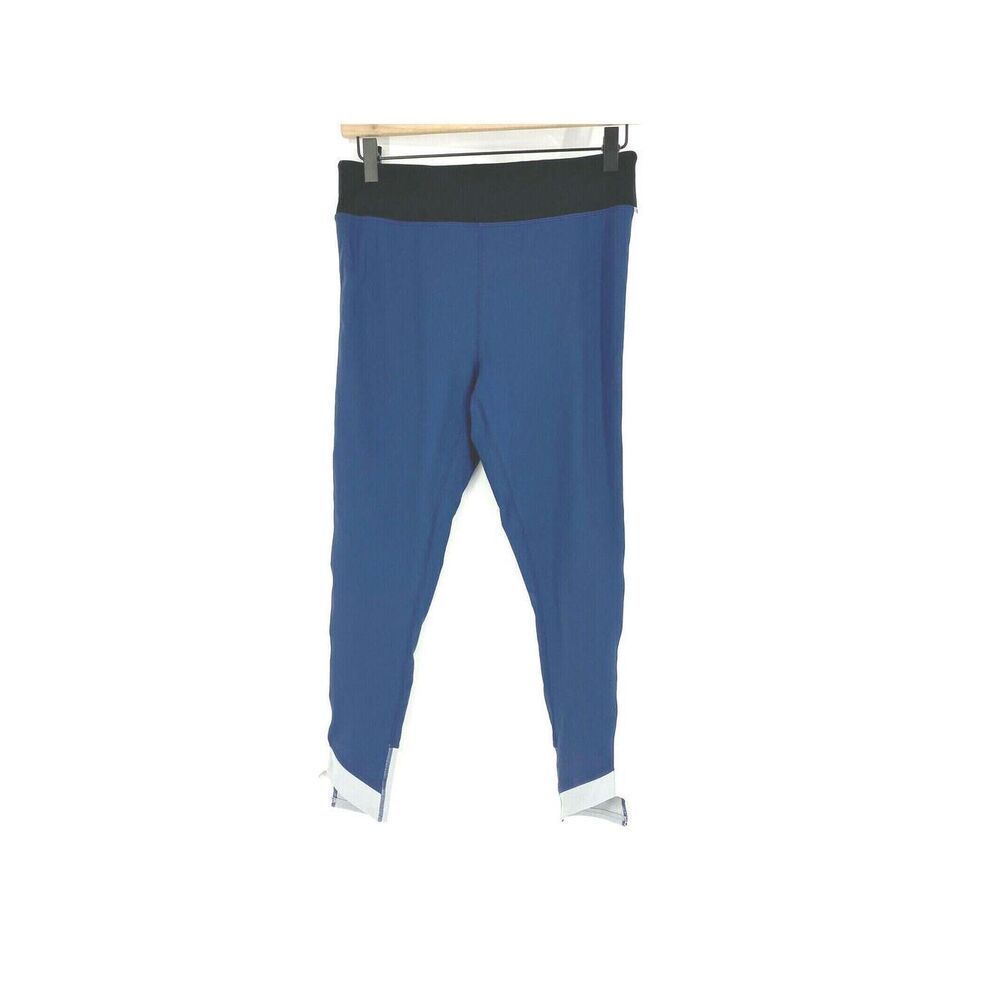Zella Leggings Size Medium Womens Black Blue High Rise Great Heights Vision Yoga